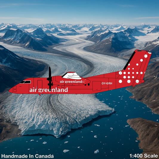 Pre-Order 3D Design Deck 1:400 Air Greenland DHC Dash 8 Q100 OY-GRH 148