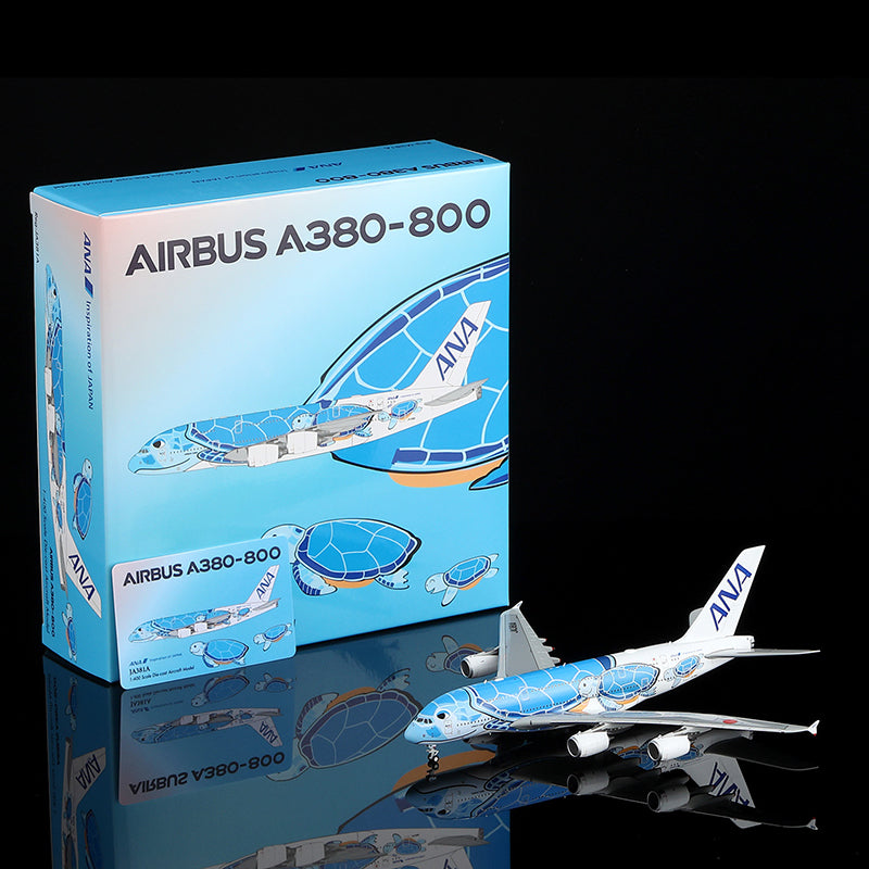 HX Models 1:400 All Nippon Airways (ANA) Airbus A380 JA381A "Flying Honu"