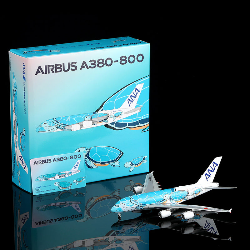 HX Models 1:400 All Nippon Airways (ANA) Airbus A380 JA382A "Flying Honu"