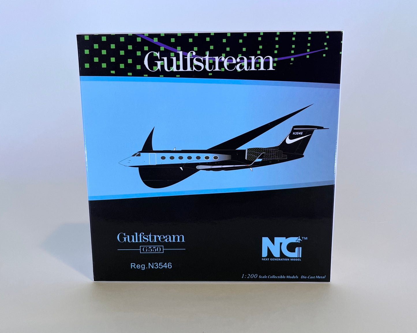 NG Models 1:200 Nike Gulfstream G550 N3546 NG 75010