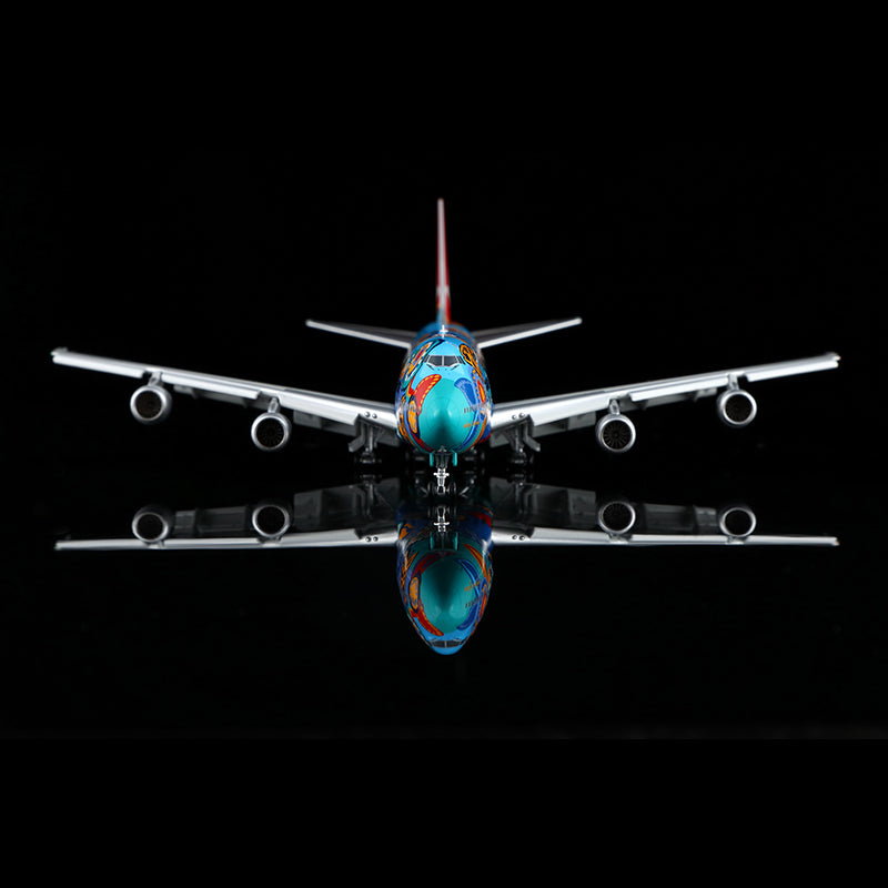 HX Models 1:400 Qantas Airways Boeing 747-300 VH-EBU Flaps Down "Nalanji Dreaming" B606501F