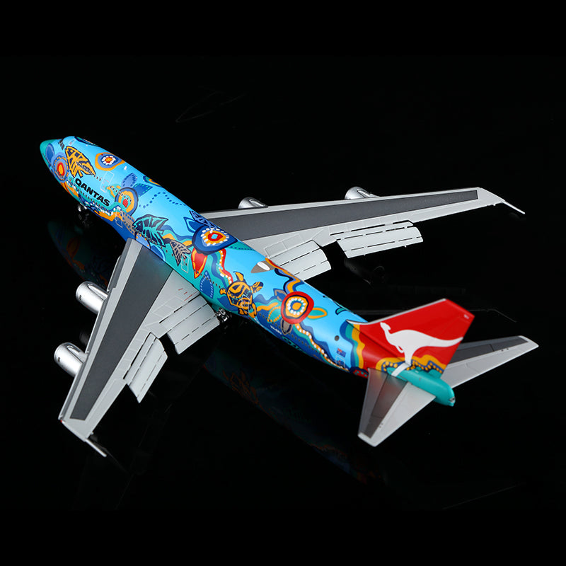 HX Models 1:400 Qantas Airways Boeing 747-300 VH-EBU Flaps Down "Nalanji Dreaming" B606501F