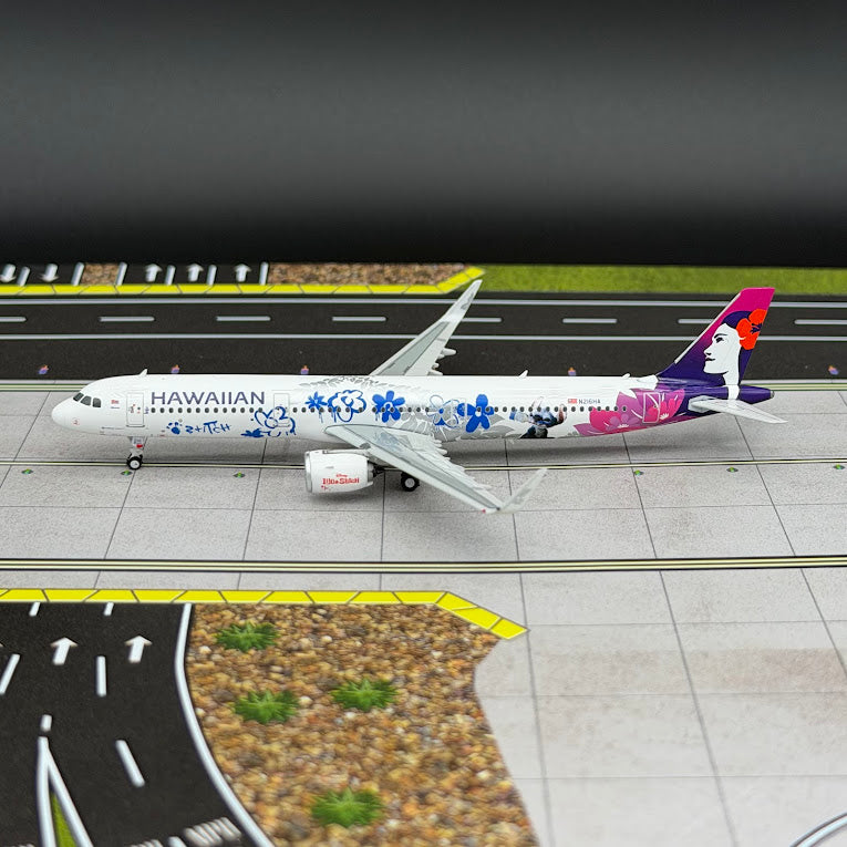 Phoenix Models 1:400 Hawaiian Airlines Airbus 321neo N216HA "Lilo & Stitch"