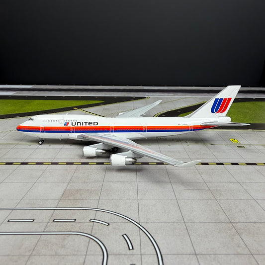 JC Wings 1:400 United Airlines Boeing 747-400 N185UA "Saul Bass" XX40088