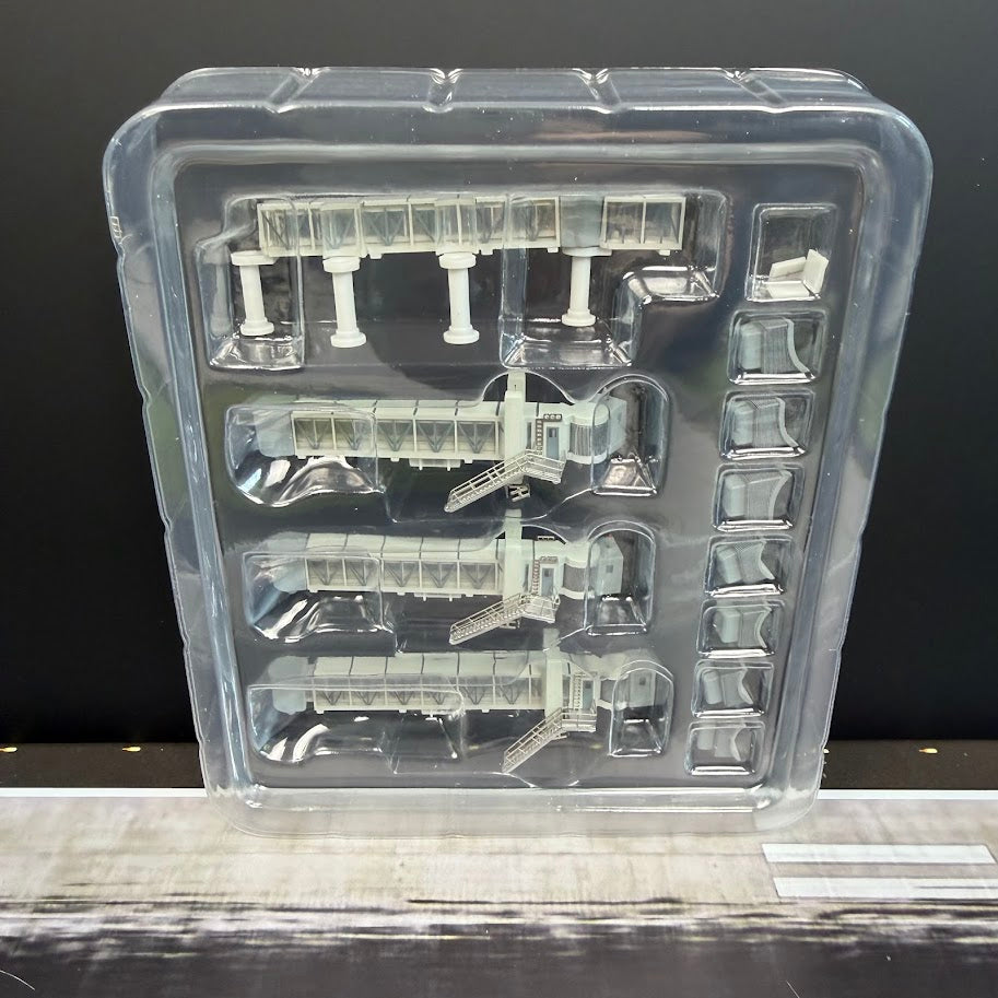 JC Wings 1:400 Passenger Air Bridge Airbus A380 Transparent LH4385