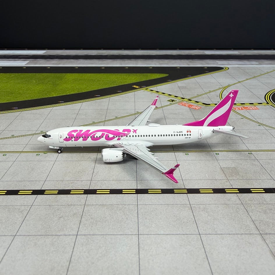 HYJL 1:400 Swoop Boeing 737 MAX 8 C-GJKK HY730010