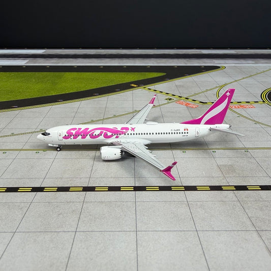 HYJL 1:400 Swoop Boeing 737 MAX 8 C-GJKK HY730010