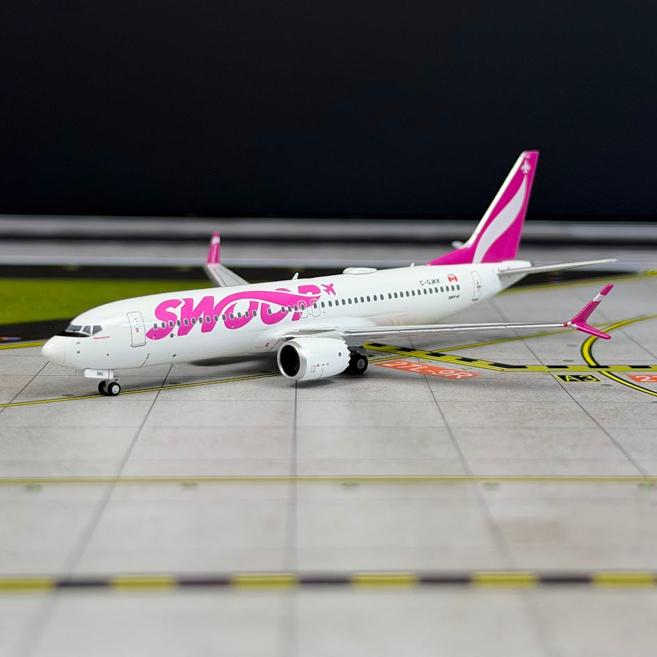 HYJL 1:400 Swoop Boeing 737 MAX 8 C-GJKK HY730010