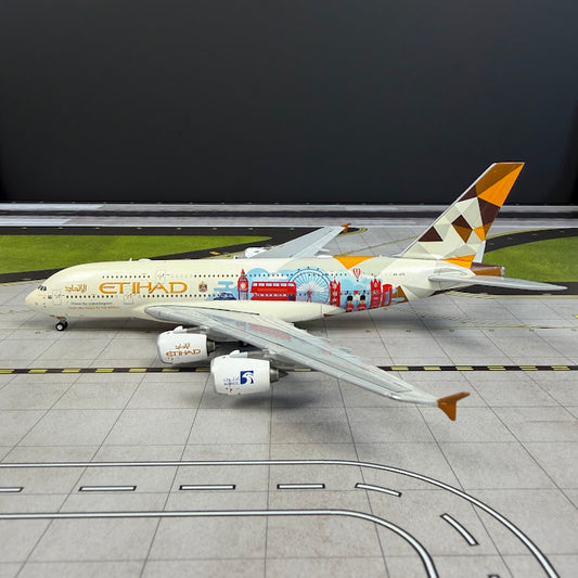 JC Wings 1:400 Etihad Airbus A380 A6-APE "Choose the United Kingdom"
