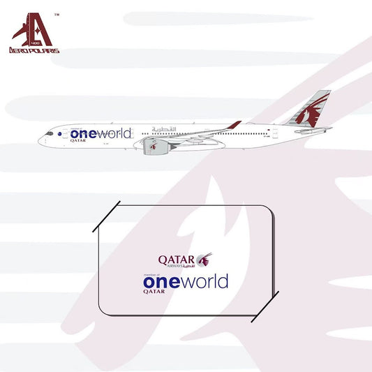 Pre-Order Aero Polaris 1:400 Qatar Airways Airbus A350-1000 A7-ANE "Oneworld" HA35K0007