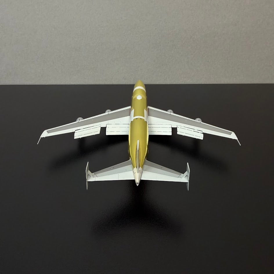 GOLDEN Patriot Models 1:400 NASA Boeing 747-123 (SCA) N905NA FLAPS DOWN with “Enterprise” Space Shuttle