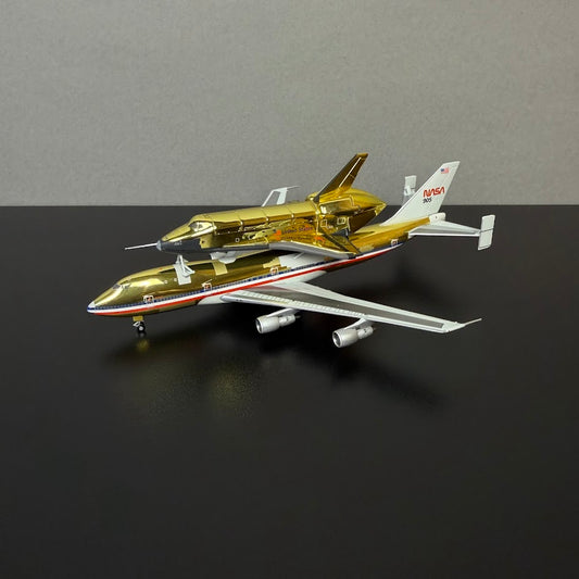 GOLDEN Patriot Models 1:400 NASA Boeing 747-123 (SCA) N905NA with “Enterprise” Space Shuttle