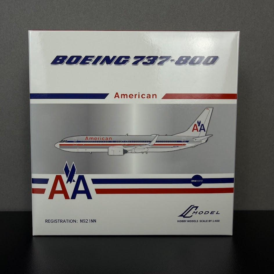C Models 1:400 American Airlines Boeing 737-800 N921NN "American Heritage" C0069