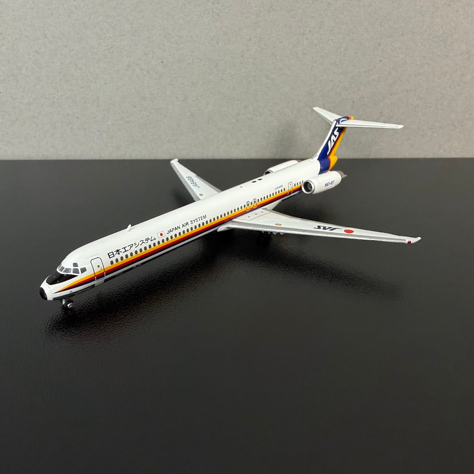 Phoenix Models 1:400 Japan Air System (JAS) McDonnell Douglas MD-81 JA8498 04679