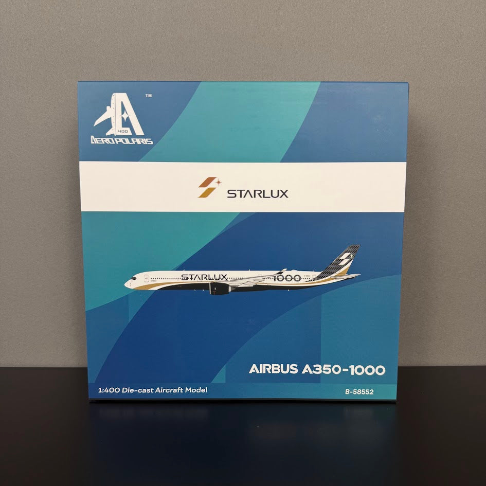 Aero Polaris 1:400 Starlux Airlines Airbus A350-1000 B-58552 "Carbon Fiber" HA35K0013