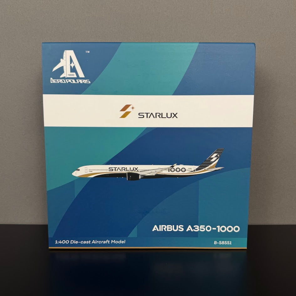 Aero Polaris 1:400 Starlux Airlines Airbus A350-1000 B-58551 "Carbon Fiber" HA35K0012