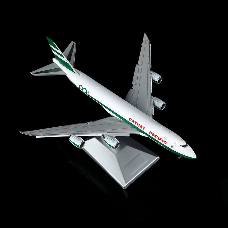 YY Wings 1:400 Cathay Pacific Cargo Boeing 747-8F B-LJE "80th Retro" Flaps Down YY74809F