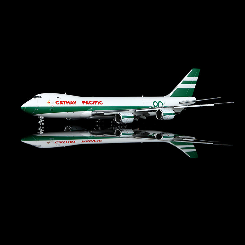 YY Wings 1:400 Cathay Pacific Cargo Boeing 747-8F B-LJE "80th Retro" Flaps Down YY74809F