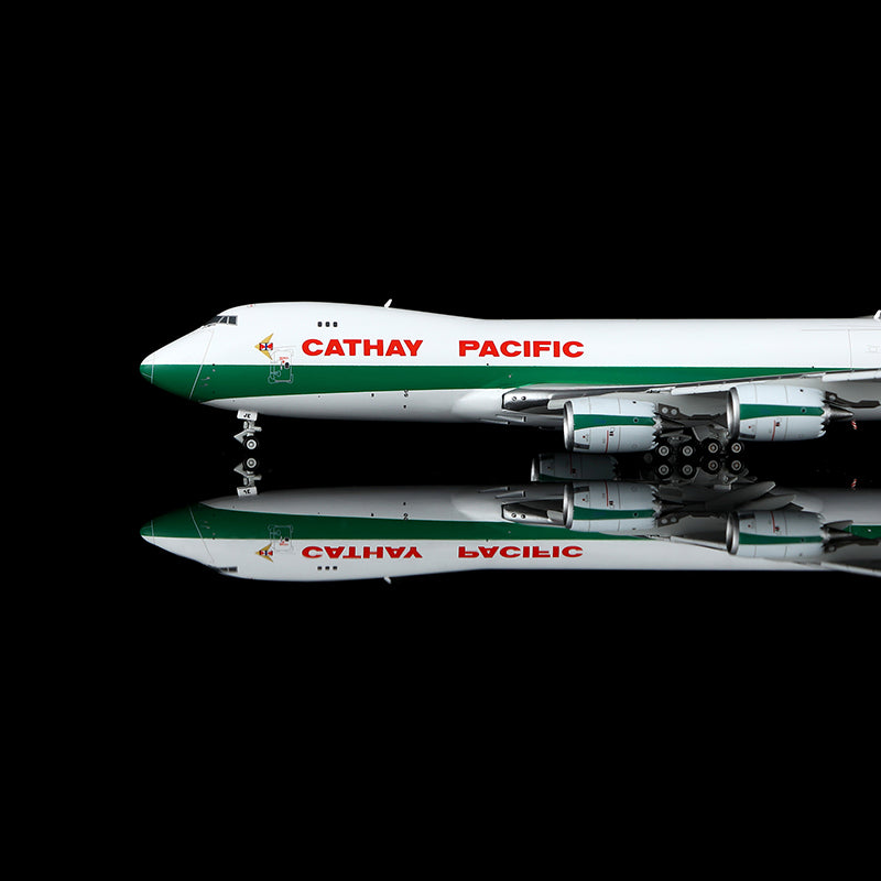 YY Wings 1:400 Cathay Pacific Cargo Boeing 747-8F B-LJE "80th Retro" Flaps Down YY74809F