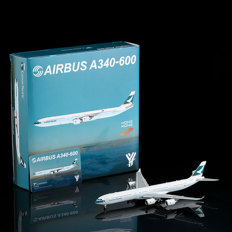 YY Wings 1:400 Cathay Pacific Airbus A340-600 B-HQB Flaps Down YY34604F