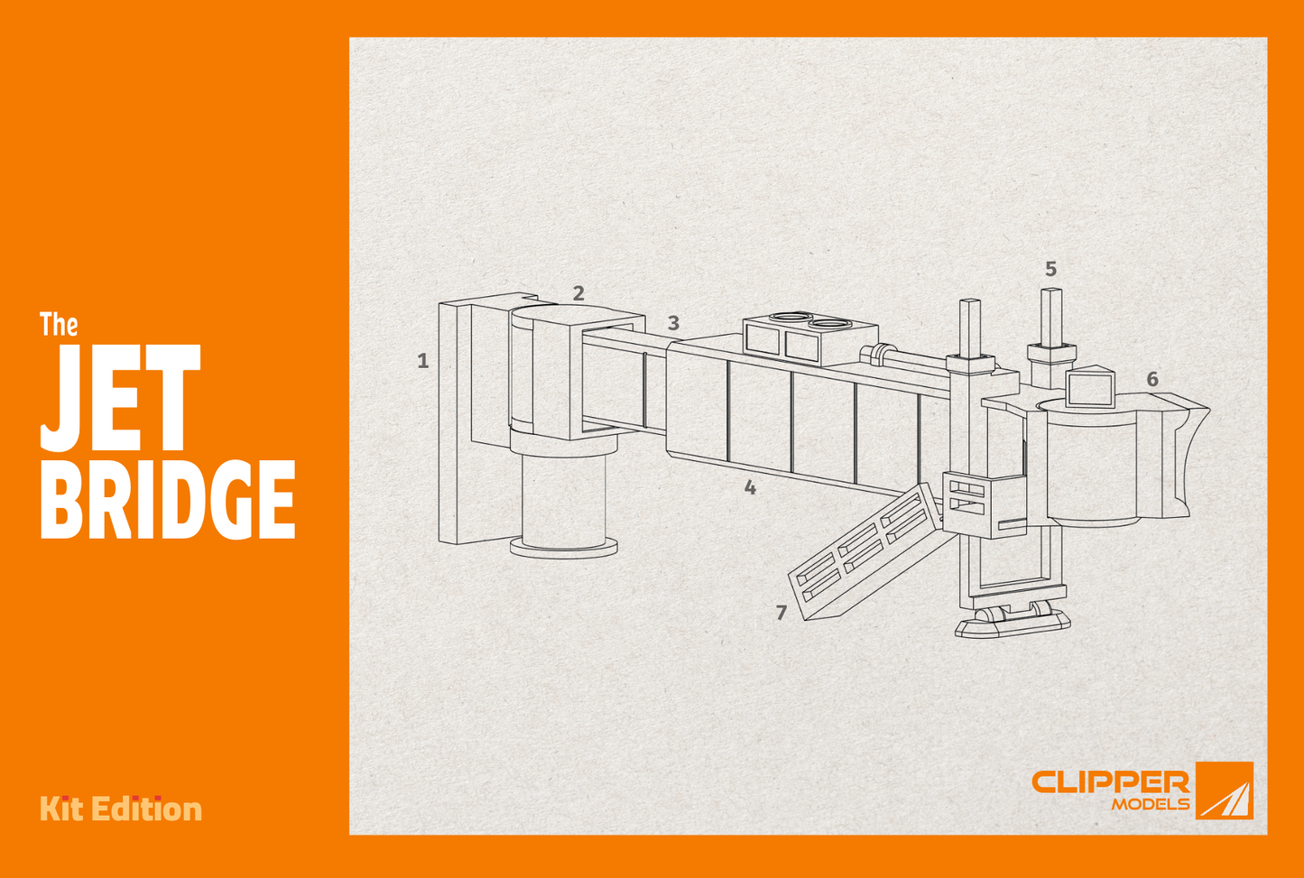 Clipper Models 1:400 Jet Bridge 5 Pack (Kit Edition)