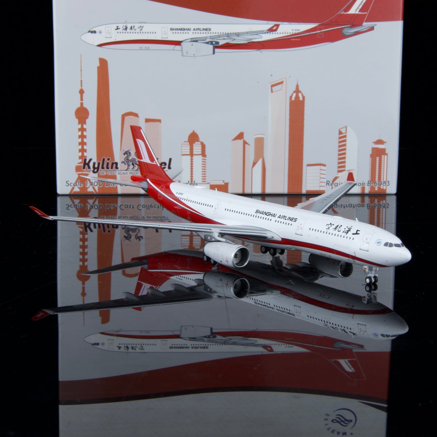 Kylin Models 1:400 Shanghai Airlines Airbus A330-300 B-6083 K333CSH01