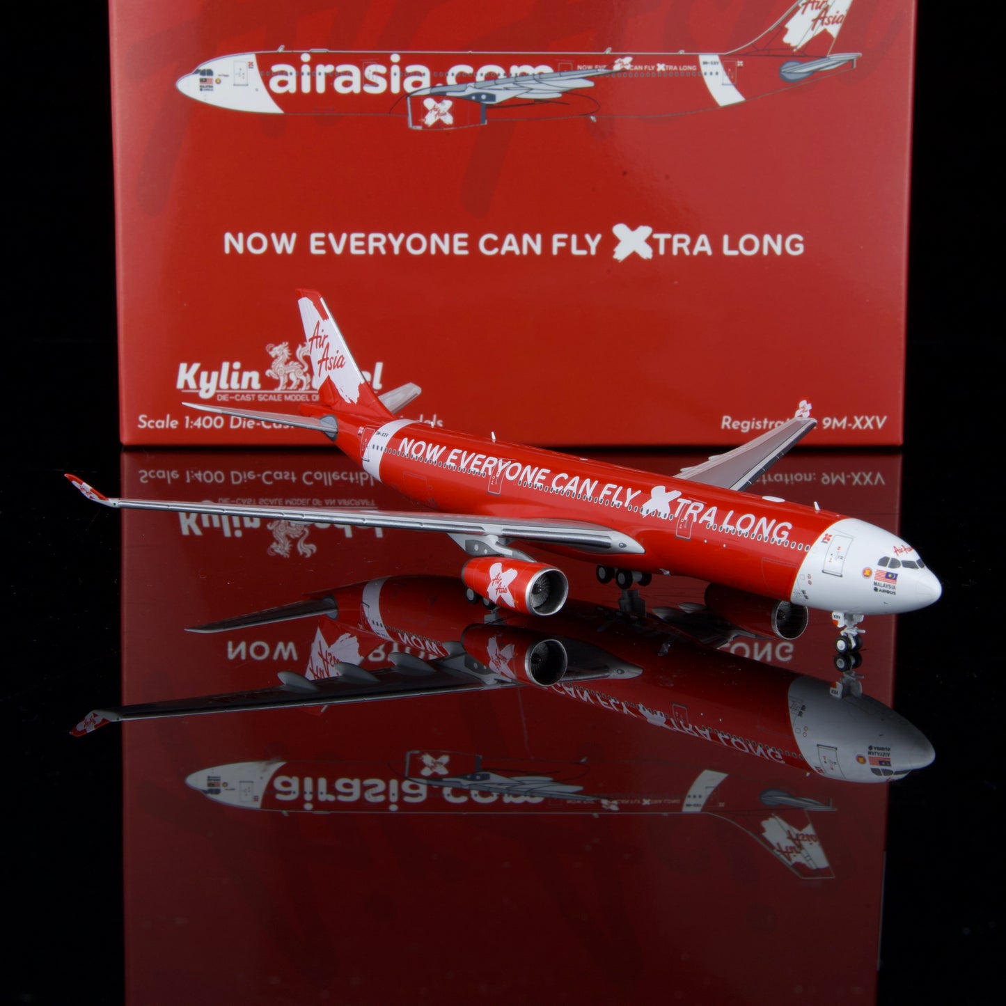 Kylin Models 1:400 Air Asia Airbus A330-300 9M-XXV K333AXM01