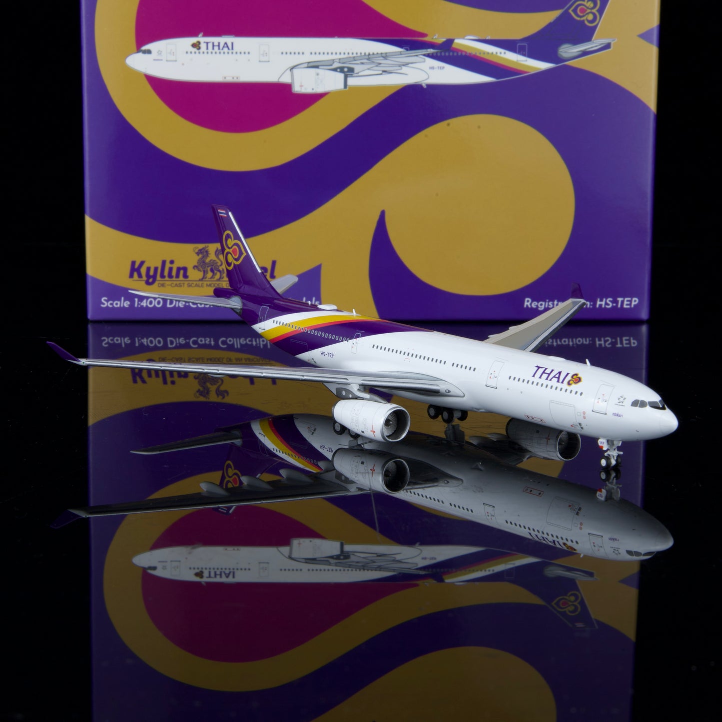 Kylin Models 1:400 Thai Airways Airbus A330-300 HS-TEP K333THA01