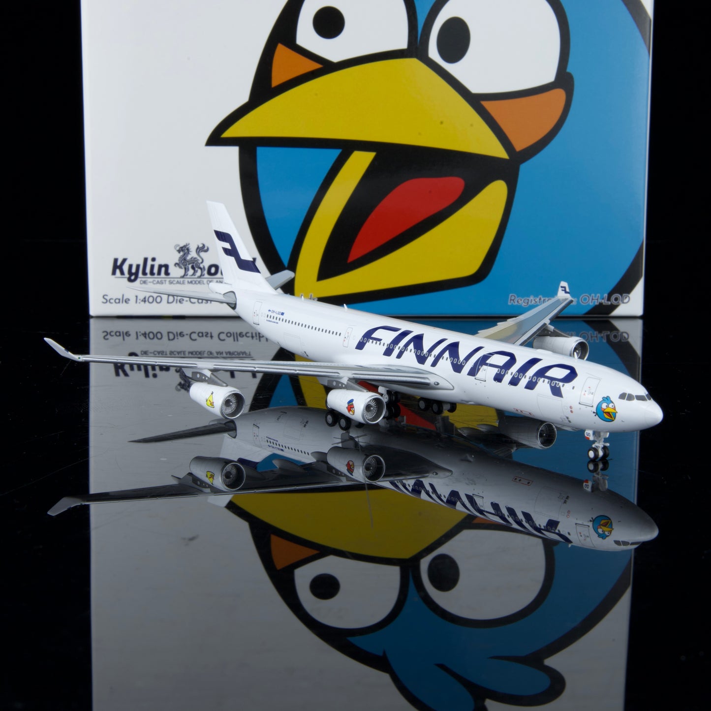 Kylin Models 1:400 Finnair Airbus A340-300 OH-LQD "Angry Birds" K343FIN01