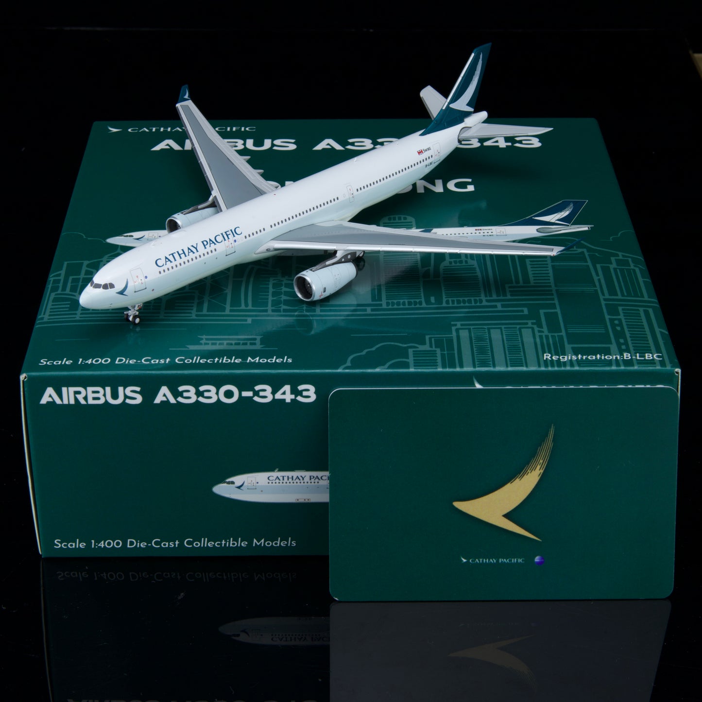 Kylin Models 1:400 Cathay Pacific Airbus A330-300 B-LBC K333CPA01