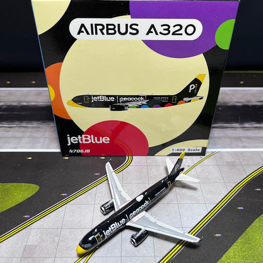 Phoenix Models 1:400 jetBlue Airbus A320 "Peacock" N706JB 04573