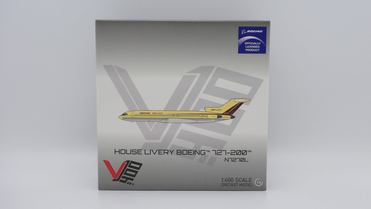Pre-Order V1:400 Boeing 727-200 N7270L House Livery 400021