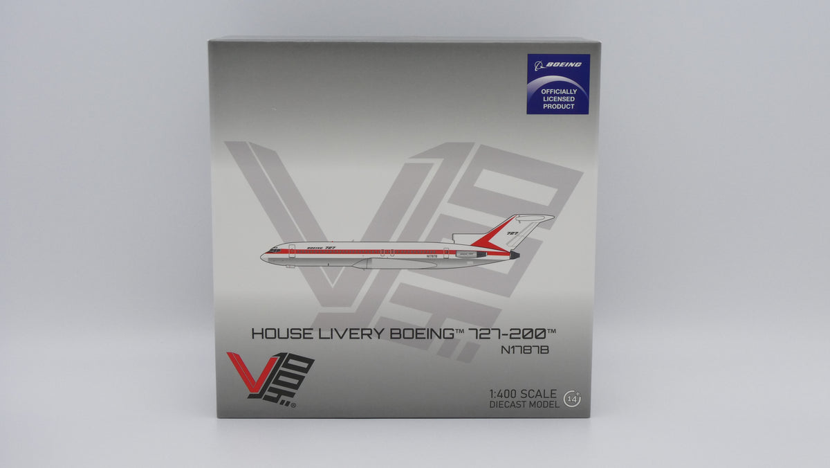 Pre-Order V1:400 Boeing 727-200 N1787B House Livery 400022