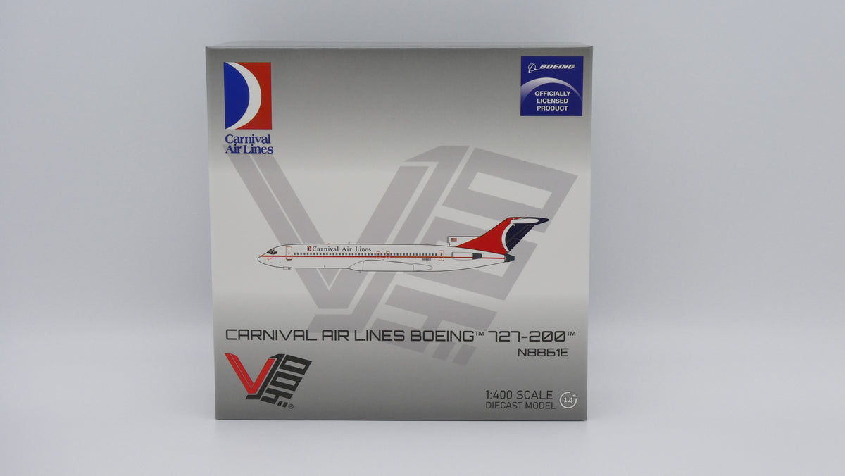 Pre-Order V1:400 Carnival Air Lines Boeing 727-200 N8861E 400023