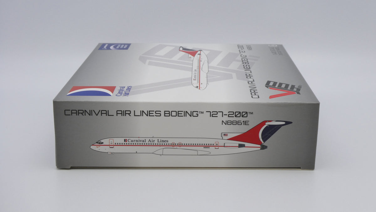 Pre-Order V1:400 Carnival Air Lines Boeing 727-200 N8861E 400023