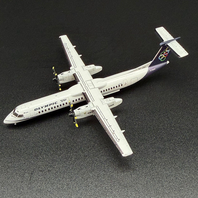 3D Design Deck 1:400 Olympic Air Bombardier Q400 SX-OBD 128