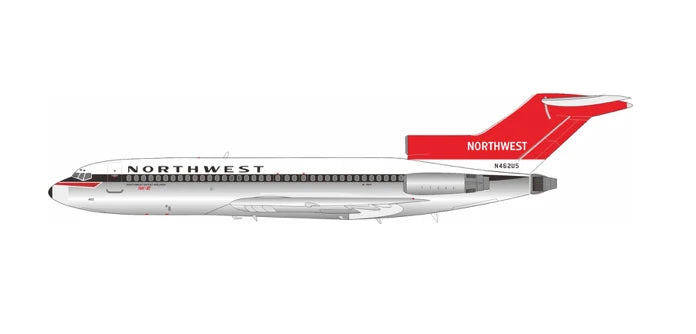 Pre-Order B-Models 1:200 Northwest Orient Boeing 727-51 N462US "Polished" B-721-NW-462P