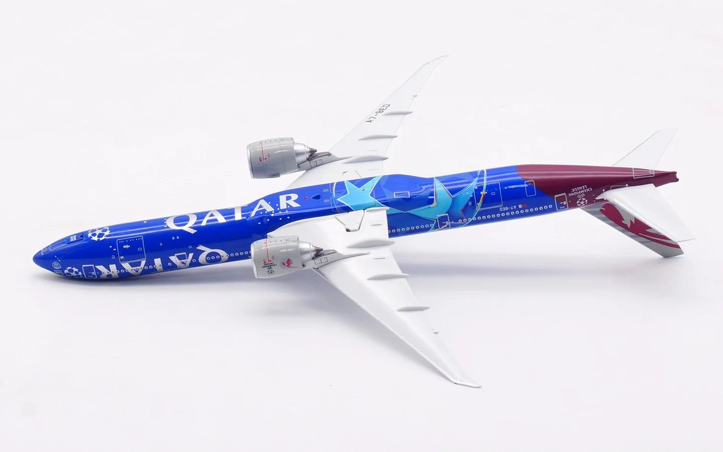 AV400 Qatar Airwasy Boeing 777-3DZER A7-BED "Champions League" WB4064
