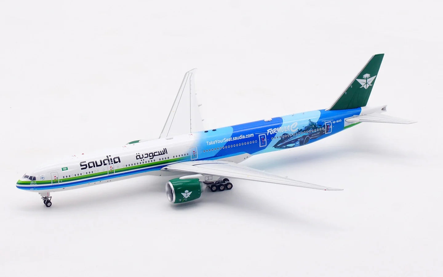 AV400 Saudia Boeing 777-368ER HZ-AK43 "Formula E" WB4065