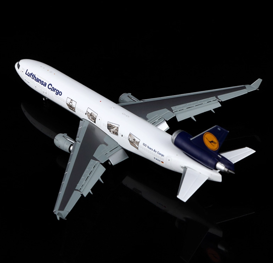 YY Wings 1:400 Lufthansa Cargo McDonnell Douglas MD-11F D-ALCC "100 Years Air Cargo"