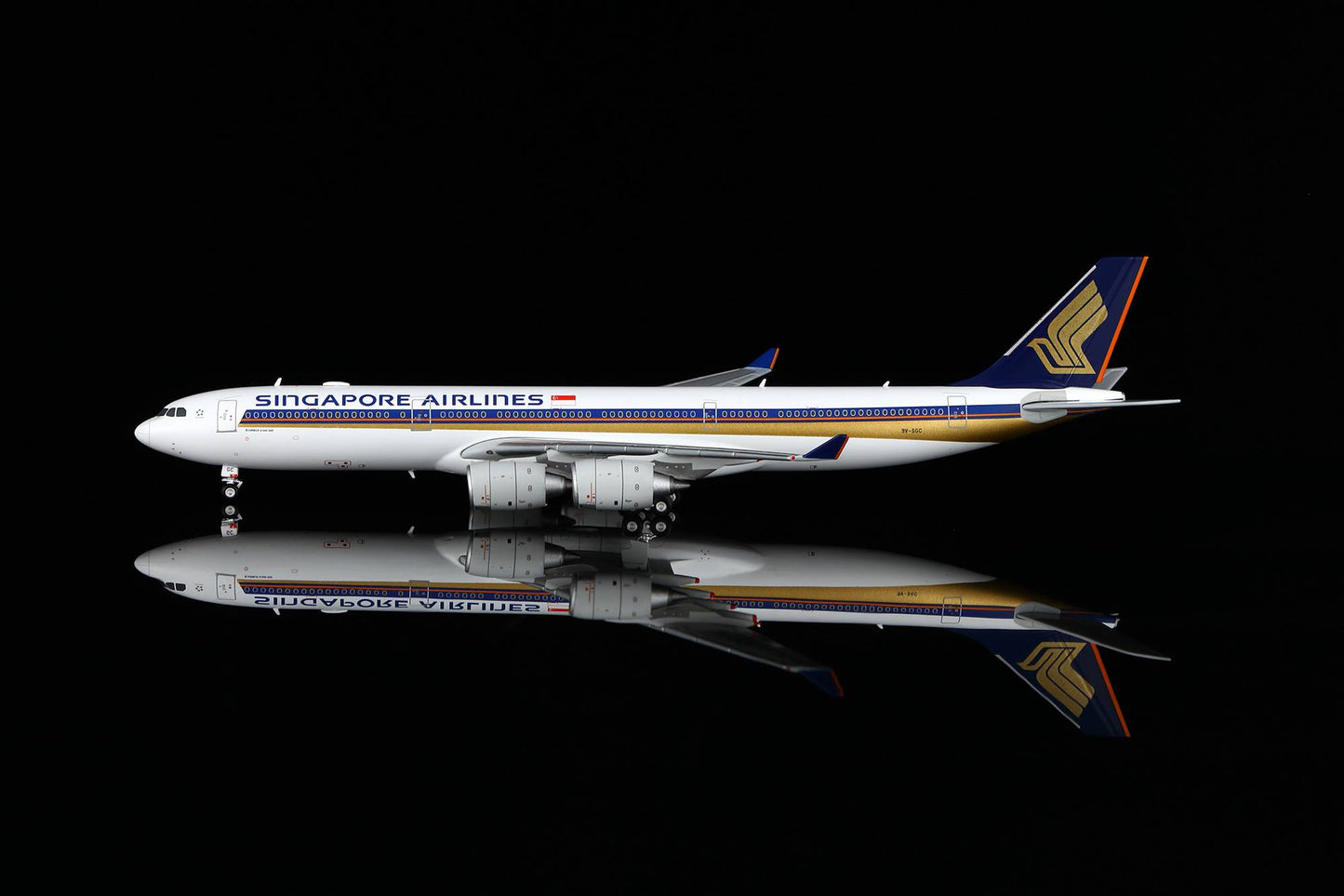 HX Models 1:400 Singapore Airlines Airbus A340-500 9V-SGC A530103