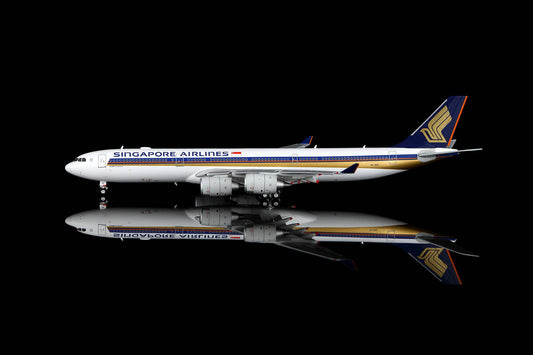 HX Models 1:400 Singapore Airlines A340-500 9V-SGE Flaps Down AS530105F