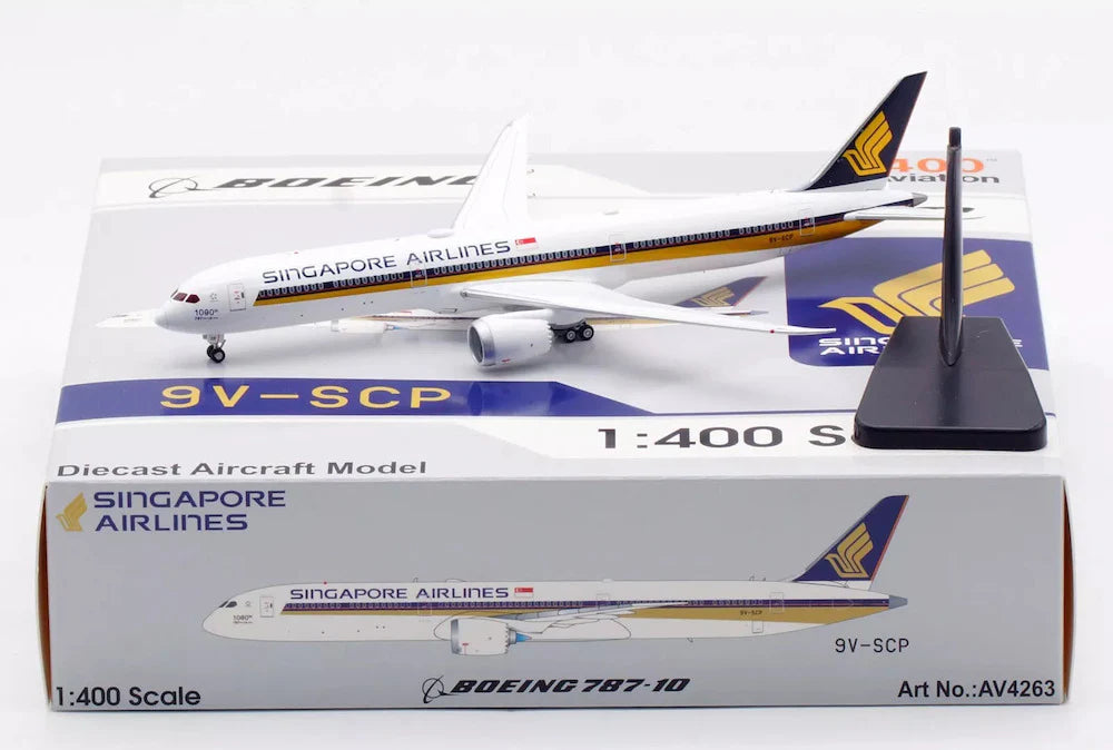 Aviation400 Singapore Airlines Boeing 787-10 9V-SCP AV4263