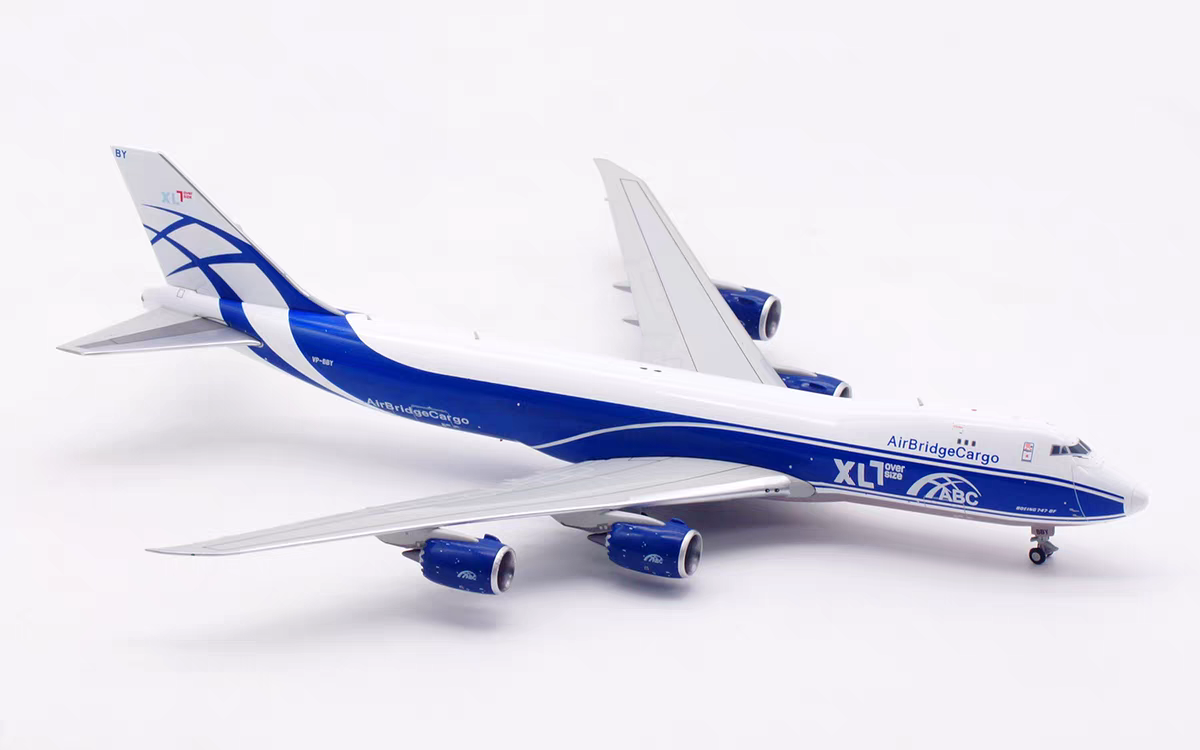 HX Models 1:400 AirBridgeCargo Boeing 747-8F VP-BBY "XL Over Size"