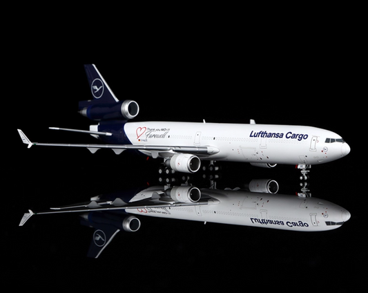 YY Wings 1:400 Lufhansa Cargo McDonnell Douglas MD-11F D-ALCC "Farewell"