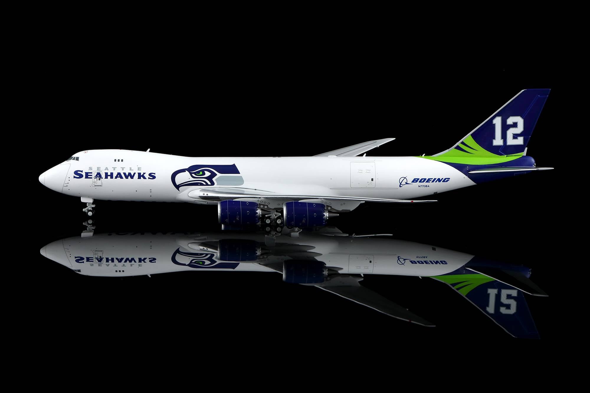 HX Models 1:400 Boeing 747-8F N770BA 