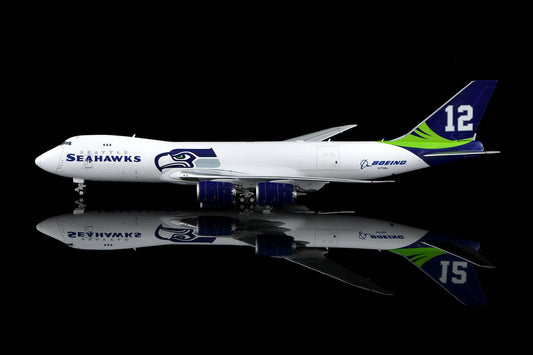 HX Models 1:400 Boeing 747-8F N770BA "Seattle Seahawks" B631006