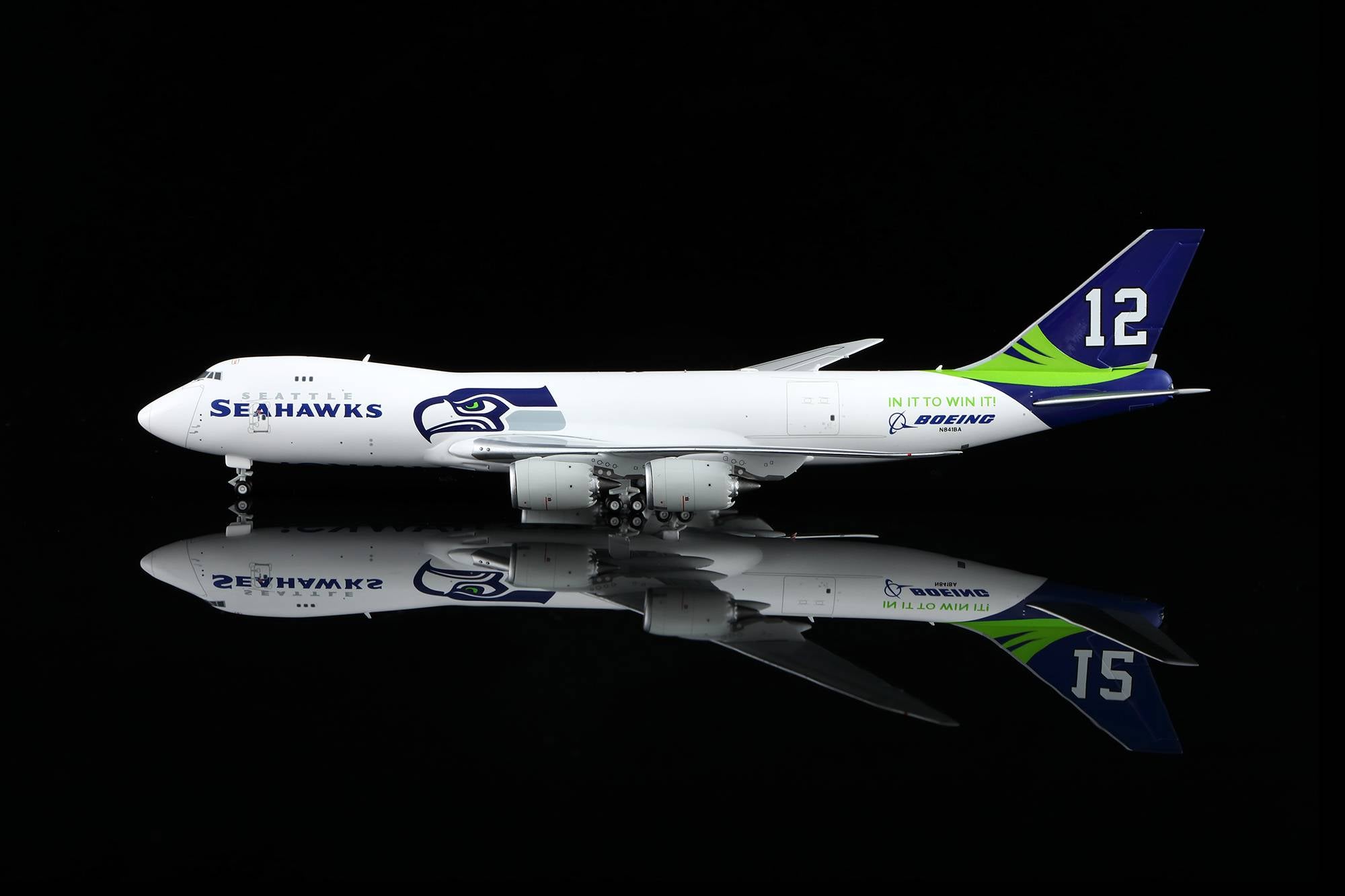 HX Models 1:400 Boeing 747-8F N841BA 