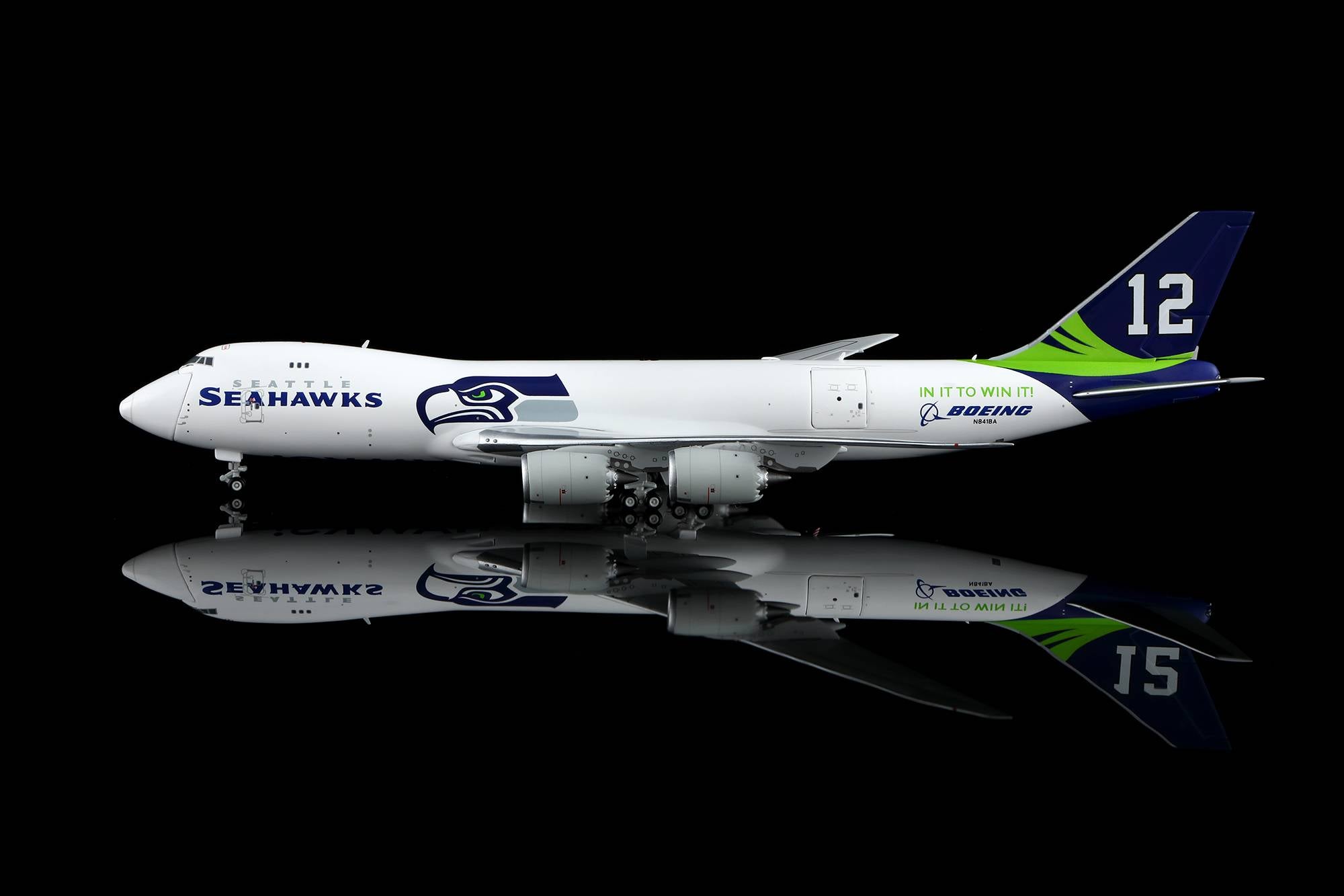 HX Models 1:400 Boeing 747-8F N841BA 