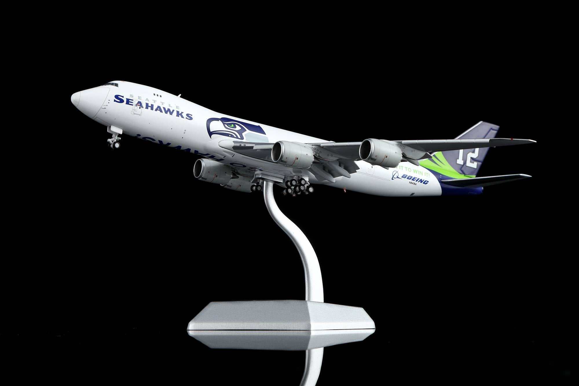 HX Models 1:400 Boeing 747-8F N841BA 